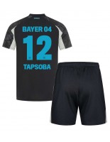 Bayer Leverkusen Edmond Tapsoba #12 Alternativní dres pro děti 2024-25 Krátký Rukáv (+ trenýrky)